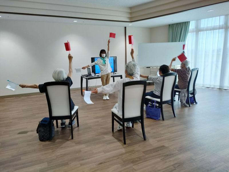 通いの場ふるつき活動の様子