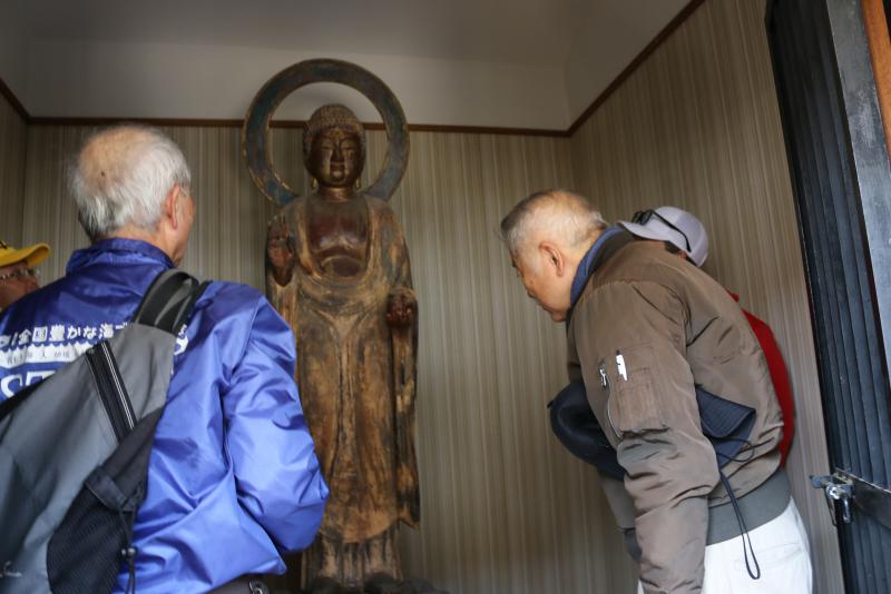 (町指定文化財)高木薬師如来を拝観