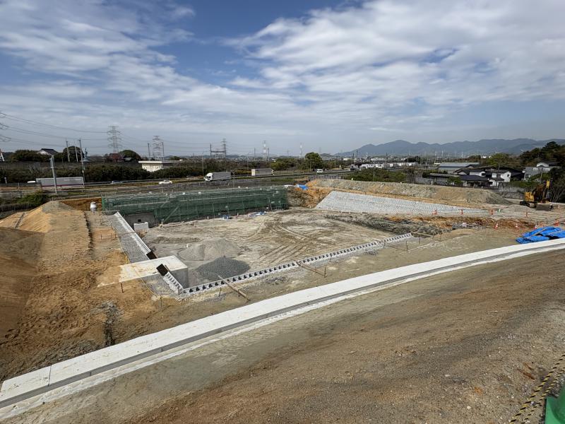 工業用地造成画像
